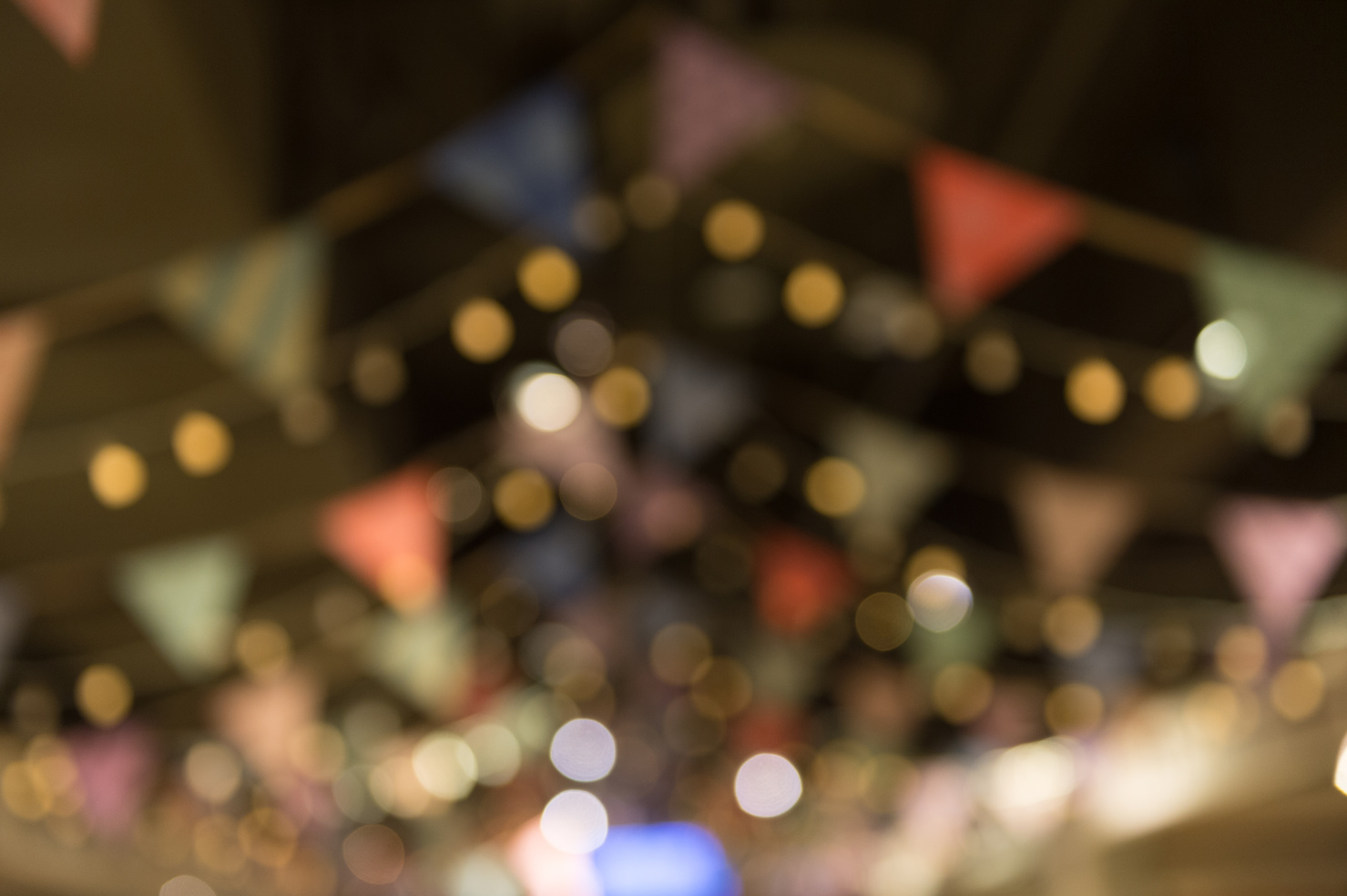 Defocused Festival Lights